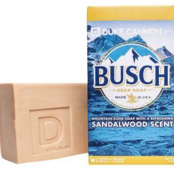 NIB Duke Cannon Supply Co. Busch Beer Big Brick of Soap for Men 10oz Made in USA - Picture 3 of 7